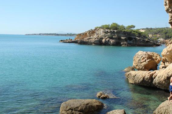 Casita De Pescadores Con Vista Al Puerto L'Ametlla de Mar Exterior foto